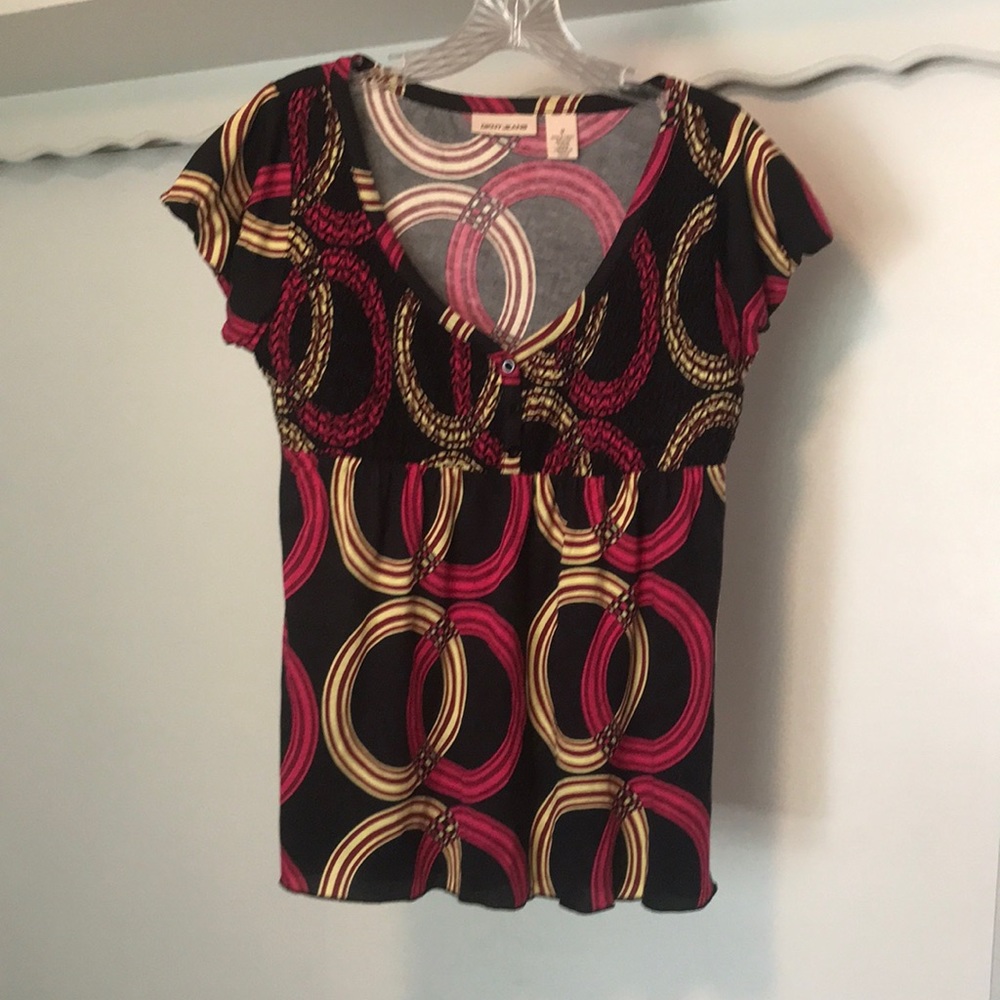 DKNY Jeans shirt sleeve blouse